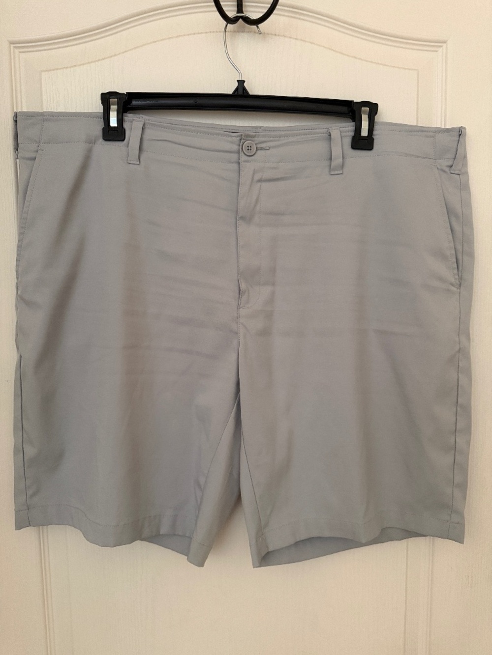 bcg Men's Light Gray Flat Front Performance Shorts